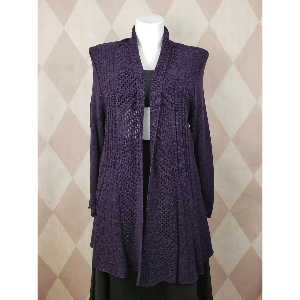 Kim Rogers | Purple Cardigan
